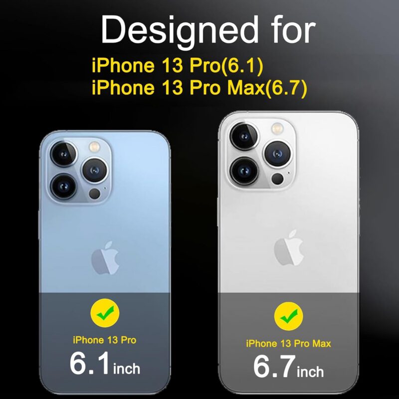 Ferilinso® 3 Pack Camera Lens Protector for iPhone 13 Pro Max & 13 Pro